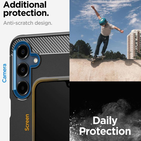 Spigen Rugged Armor - tok Samsung Galaxy A16 4G/5G (matt fekete)