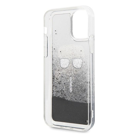 Karl Lagerfeld Iconic Glitter - iPhone 11 Pro Max tok (fekete)
