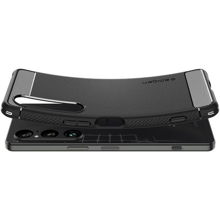 Spigen Rugged Armor - pouzdro pro Sony Xperia 1 VI (matně černé)