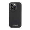 Guess Leather 4G Stamped - Étui pour iPhone 15 Pro Max (noir)