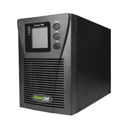 Green Cell - UPS Online MPII 1000VA 900W LCD kijelzővel