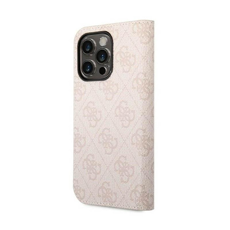 Guess 4G Metal Camera Outline Booktype Case - Hülle für iPhone 14 Pro Max (Pink)