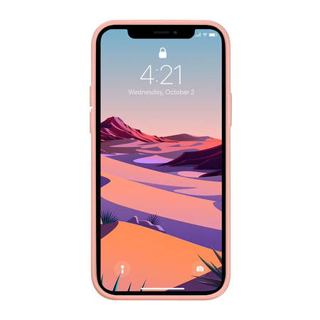 Crong Color Cover - pouzdro pro iPhone 12 Mini (pískově růžové)