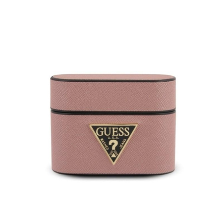 Guess Saffiano - Etui Airpods Pro (różowy)