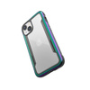 X-Doria Raptic Shield - Aluminum Case for iPhone 14 (Drop-Tested 3m) (Iridescent)