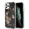 Guess Flower Shiny Collection N4 - iPhone 11 Pro Tasche (Schwarz)