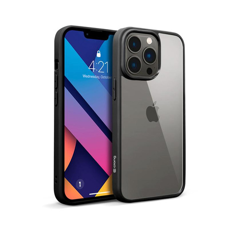 Crong Clear Cover - iPhone 13 Pro Tasche (schwarz)