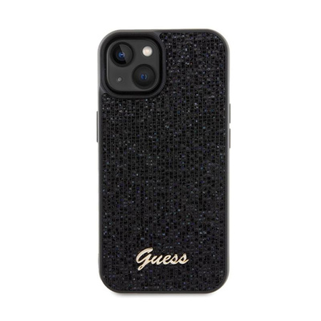 Guess Disco Metal Script - iPhone 14 tok (fekete)