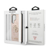 Guess 4G Big Metal Logo - Etui Samsung Galaxy S22 Ultra (różowy)