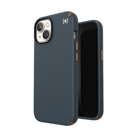 Speck Presidio2 Pro MagSafe - Coque antibactérienne pour iPhone 14 / iPhone 13 (Charcoal / Cool Bronze / Slate)