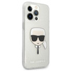 Karl Lagerfeld Karl's Head Glitter - iPhone 13 Pro Max Case (silver)