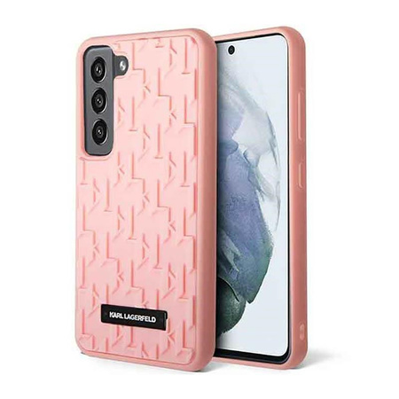 Karl Lagerfeld Monogram 3D Pattern - Etui Samsung Galaxy S23 (różowy)