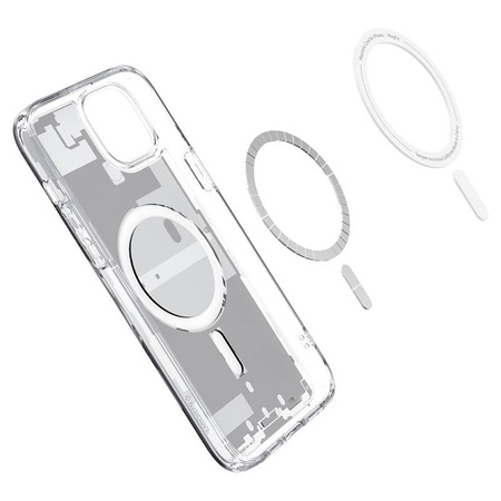 Spigen Ultra Hybrid MagSafe - Case for iPhone 15 (Zero One White)