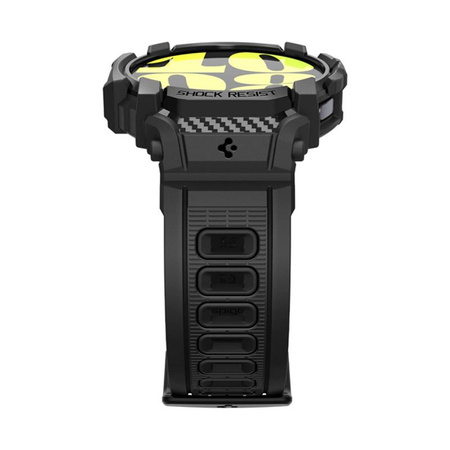 Spigen Rugged Armor Pro - Armband + Tasche für Samsung Galaxy Watch 7 40 mm (Mattschwarz)