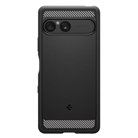 Spigen Rugged Armor - Hülle für Sony Xperia 10 VII (Matte Black)