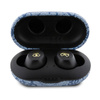 Guess 4G Metal Logo - TWS ENC Bluetooth-Kopfhörer + Ladetasche (blau)