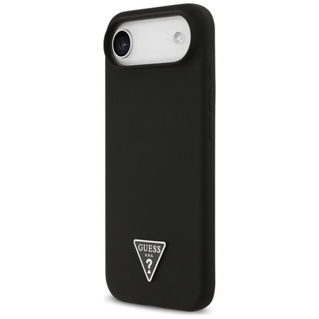 Guess Silicone Triangle Logo MagSafe - Case iPhone Air (black)