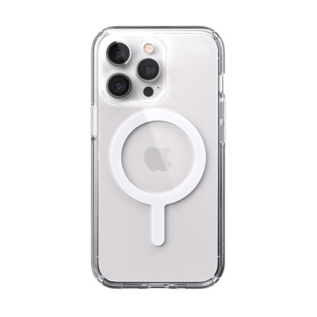 Speck Presidio Perfect-Clear + MagSafe – Etui iPhone 13 Pro z powłoką MICROBAN (Clear)