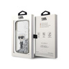 Karl Lagerfeld Liquid Glitter Ikonik - Etui iPhone 15 Pro Max (przezroczysty)