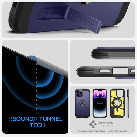 Spigen Tough Armor MagFit - iPhone 14 Pro Max MagSafe Case (purple)