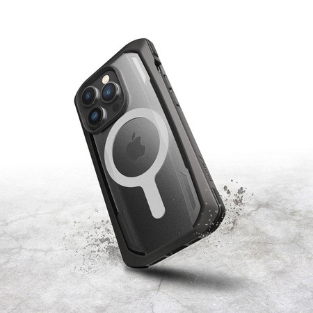 X-Doria Raptic Secure MagSafe - Biodegradable iPhone 14 Pro Case (Drop-Tested 4m) (Black)