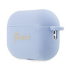 Guess Silicone Heart Charm - pouzdro pro Apple AirPods Pro 2 (modré)
