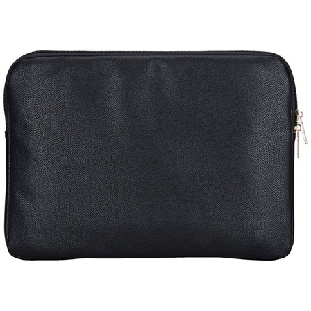 Guess Grained Zipper Pocket Triangle Logo Sleeve – Pouzdro na notebook 14" (černé)