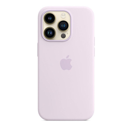 Apple Silicone Case - Silikonowe etui z MagSafe do iPhone 14 Pro (liliowy)