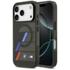 BMW M IML Metal Buttons Tricolor Lines MagSafe - Case iPhone 17 Pro (black)