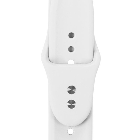 Crong Liquid - Apple Watch Armband 44/45/46/49 mm (Weiß)