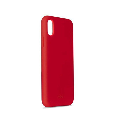 PURO ICON Cover - Coque iPhone Xs / X (rouge)
