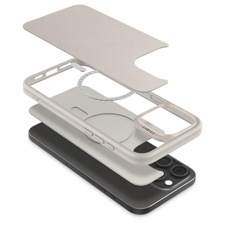 Spigen Cyrill Kajuk MagSafe - tok iPhone 16 Pro-hoz (krém)