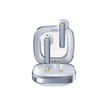 WEKOME VB09 Cyerin Series - V5.3 TWS Wireless Bluetooth Headphones with Charging Case (White)