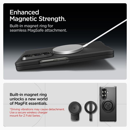Spigen Tough Armor Pro MagSafe - Case for Samsung Galaxy Z Fold 7 (Black)