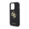 Guess Perforierte 4G Glitter - iPhone 15 Pro Tasche (schwarz)