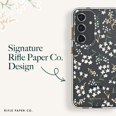 Rifle Paper Clear - Samsung Galaxy S24+ Tasche (Petite Fleurs)
