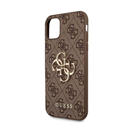 Guess 4G Big Metal Logo - iPhone 11 Pro Case (brown)