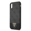 Guess 4G Triangle Collection - Etui iPhone Xs / X (szary)