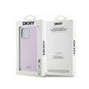 DKNY Liquid Silicone Small Metal Logo MagSafe - Coque pour iPhone 14 Pro Max (rose)