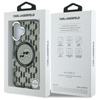 Karl Lagerfeld IML Monogramm Karl & Choupette Head MagSafe - iPhone 16 Tasche (schwarz)