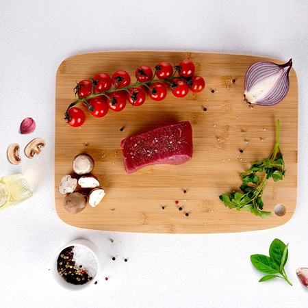 Alpina - Cutting board in bamboo wood 38x28 cm