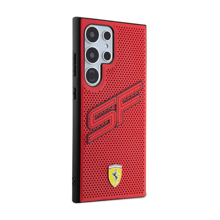 Ferrari Big SF Perforiert - Samsung Galaxy S24 Ultra Tasche (rot)