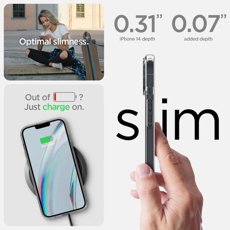 Spigen Crystal Pack - Zestaw etui + 2 x szkło do iPhone 14 (Przezroczysty)