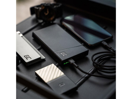 Green Cell PowerPlay10S - Powerbanka 10000 mAh s rychlonabíjením 2x USB Ultra Charge a 2x USB-C PD 18W