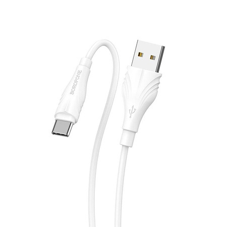 Borofone - Kabel USB-A na USB-C, 2 m (bílý)