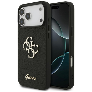 ETUI DO IPHONE 17 PRO MAX CZARNE GUESS ORYGINALNE BROKATOWE ELEGANCKIE