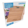 Grundig - Pèse-personne en bambou naturel 180 kg
