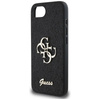 Guess Fixed Glitter Big 4G - Coque pour iPhone 16e (noir)