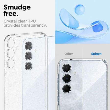 Spigen Liquid Crystal Glitter - tok Samsung Galaxy A55 5G (átlátszó)