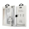 Karl Lagerfeld Liquid Glitter Choupette Fun - iPhone 12 / iPhone 12 Pro Tasche (silber)